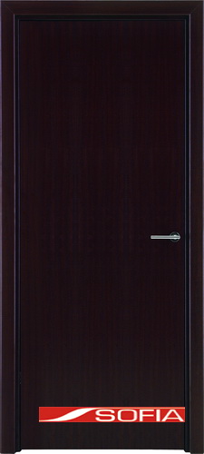 Межкомнатная шпонированная дверь SOFIA Венге ламинат (05) 05.07 600 глухая
