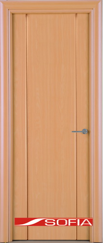 Межкомнатная шпонированная дверь SOFIA Бук (07) 07.03 600 глухая