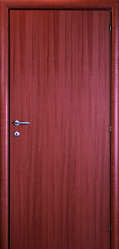 Межкомнатная шпонированная дверь Mario Rioli Mare Вишня россо 100 636 мм глухая