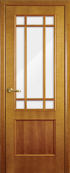 Межкомнатная шпонированная дверь Волховец Анегри 1022 600 под стекло