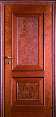 Межкомнатная шпонированная дверь Mario Rioli Arboreo Вишня Амбра 120 636 мм глухая
