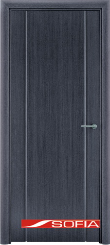 Межкомнатная шпонированная дверь SOFIA Седой дуб (14) 14.03 600 глухая