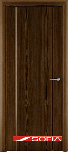 Межкомнатная шпонированная дверь SOFIA Каштан (16) 16.03 600 глухая