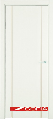 Межкомнатная шпонированная дверь SOFIA Белая эмаль (33) 33.03 600 глухая