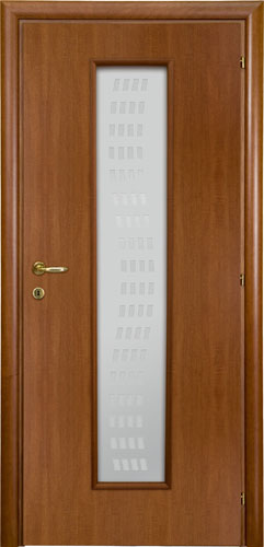 Межкомнатная шпонированная дверь Mario Rioli Mare Итальянский орех 401 636 мм со стеклом