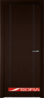 Межкомнатная шпонированная дверь SOFIA Венге шпон (06) 06.03 600 глухая